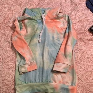 Boutique pullover, tie dye